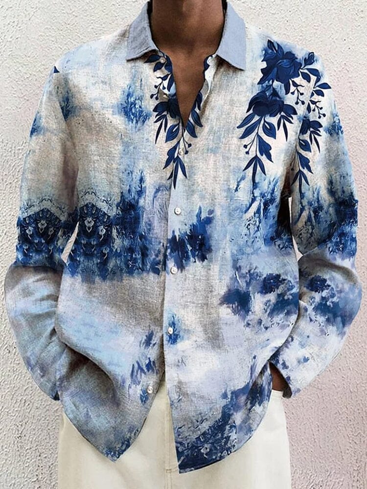 Chemise Imprimée Artistique Homme