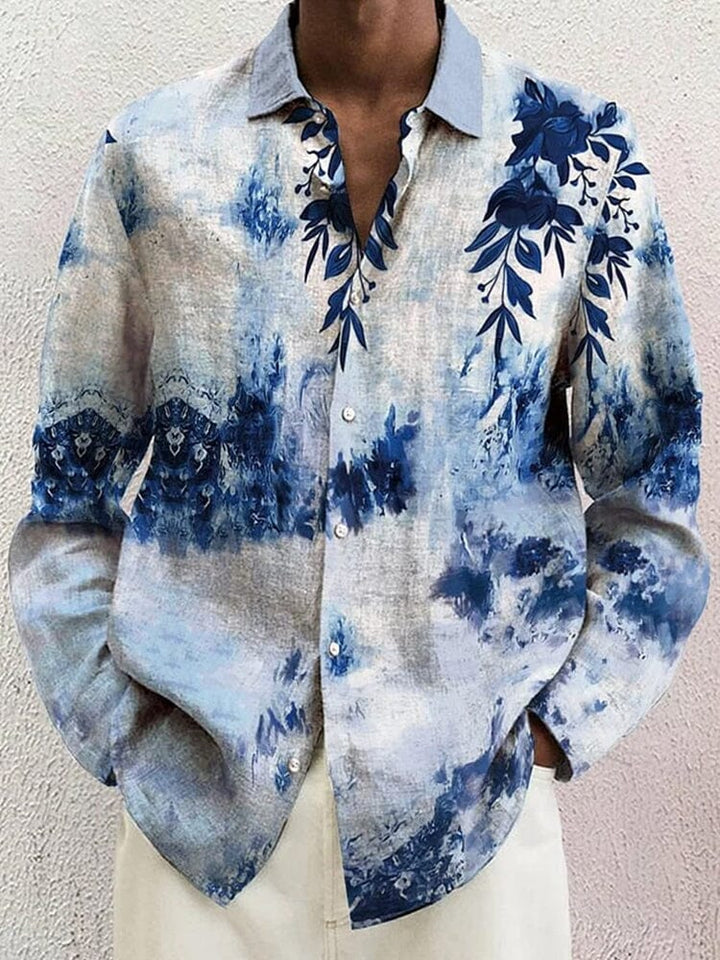 Chemise Imprimée Artistique Homme