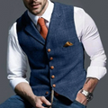 Elegant Men's Buttoned Cardigan