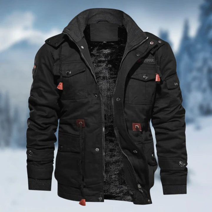 Veste à Capuche Multi-Poches Homme