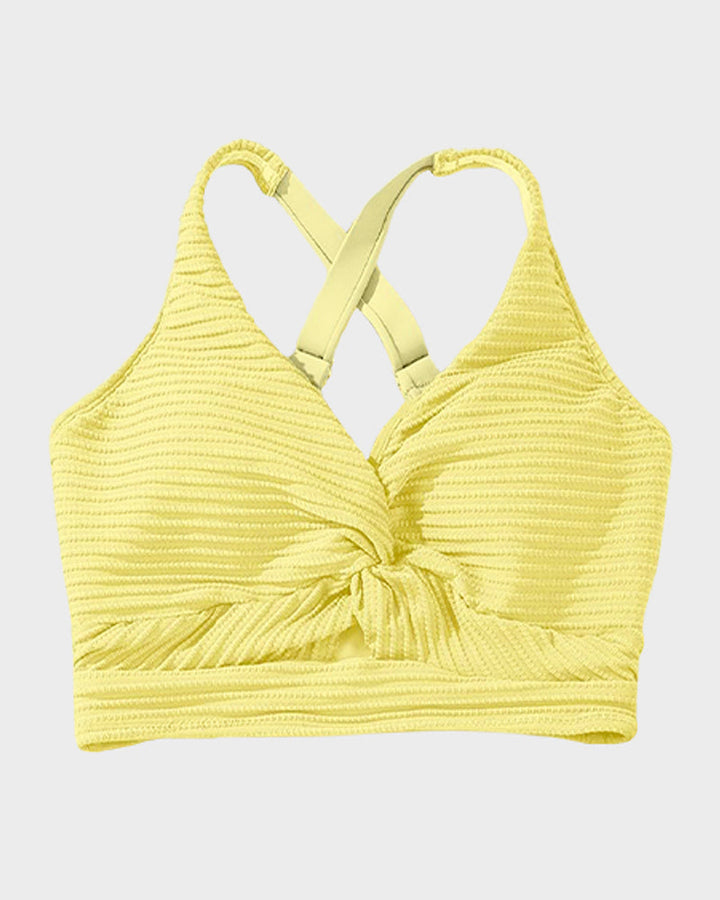 Bikini Côtelé Taille Haute Femme