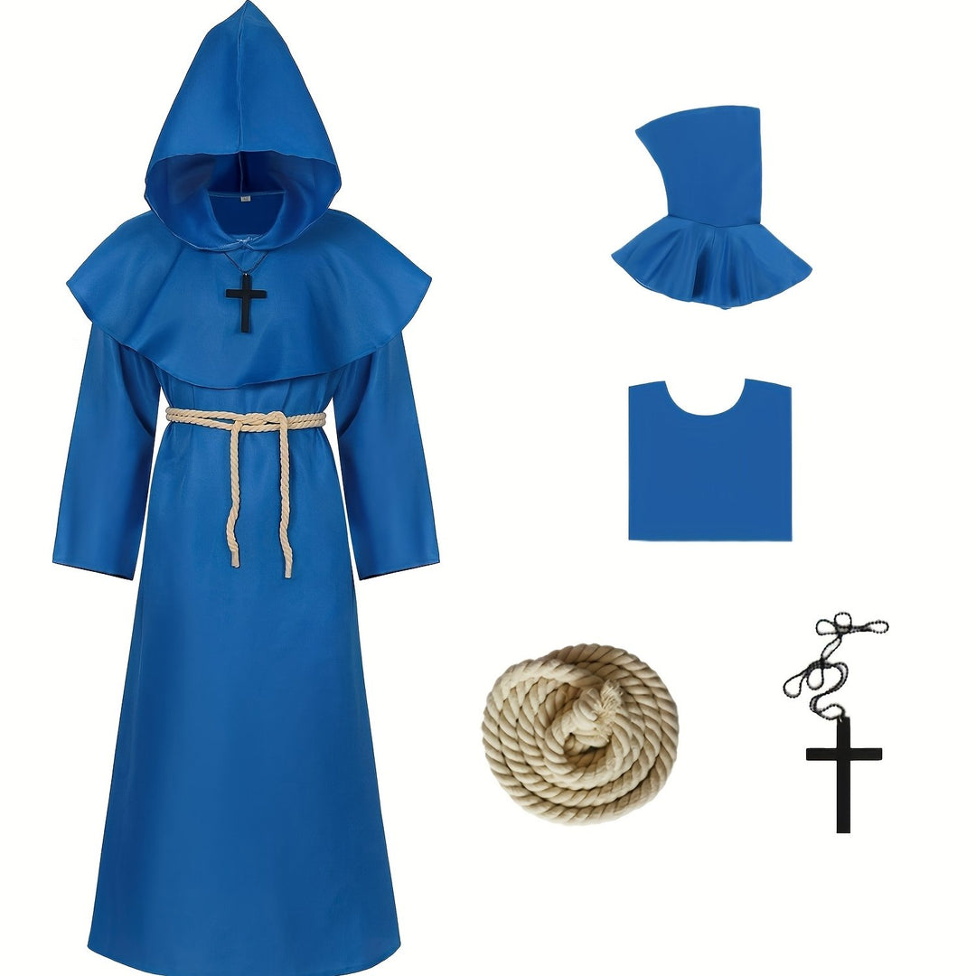 Costume Halloween Moine à Capuche Homme