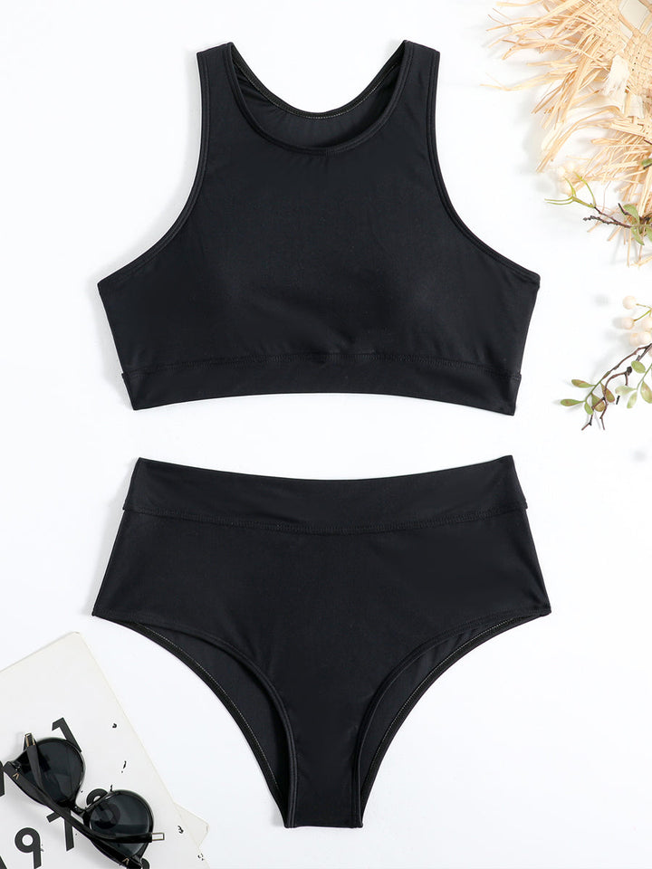 Bikini Sport Taille Haute Femme