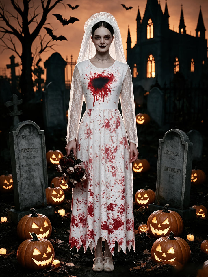 Costume Halloween Mariée Horreur Femme