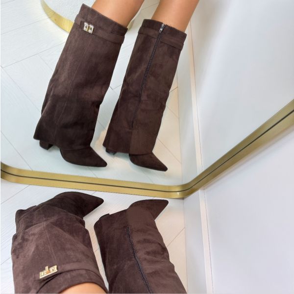 Bottes Hautes Bout Pointu Femme