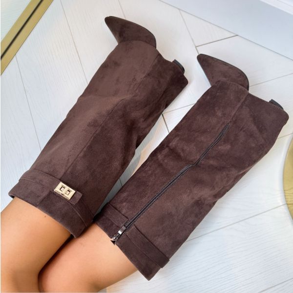 Bottes Hautes Bout Pointu Femme