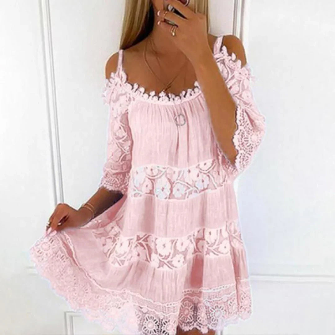 Robe Mini Dentelle Femme