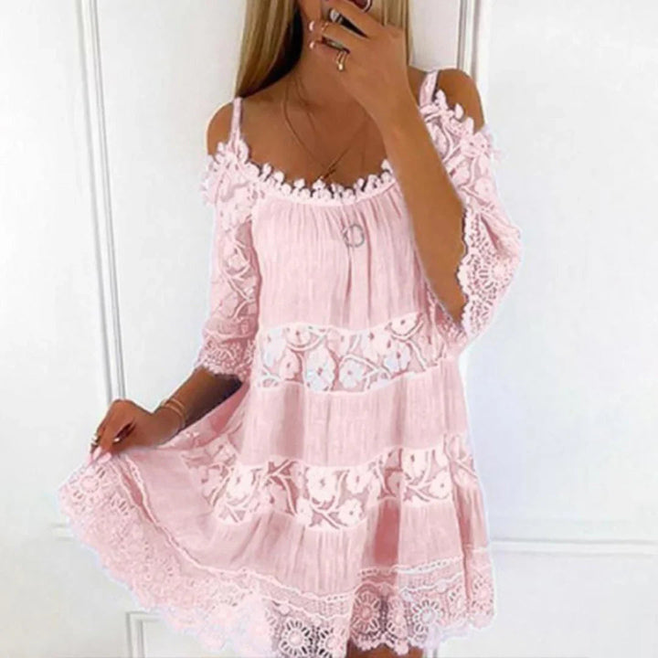 Robe Mini Dentelle Femme
