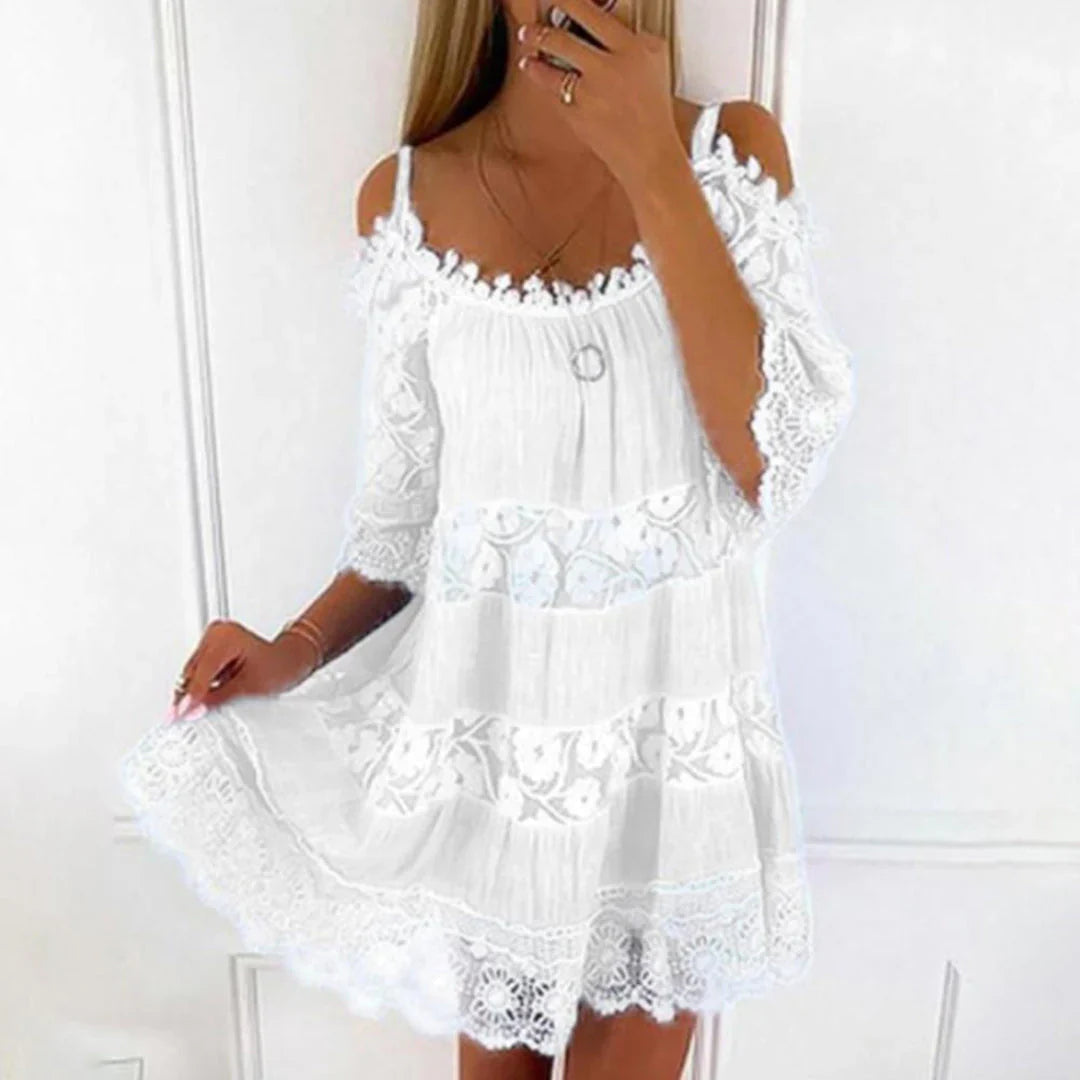 Robe Mini Dentelle Femme