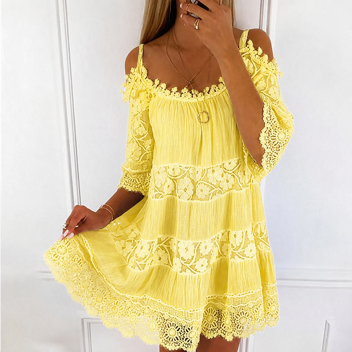 Robe Mini Dentelle Femme