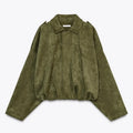 Veste Courte à Col Classique Femme