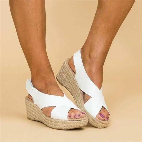 Sandales Compensées Confort Femme