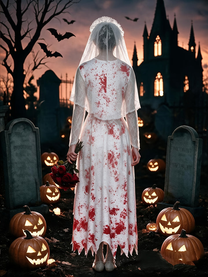 Costume Halloween Mariée Horreur Femme