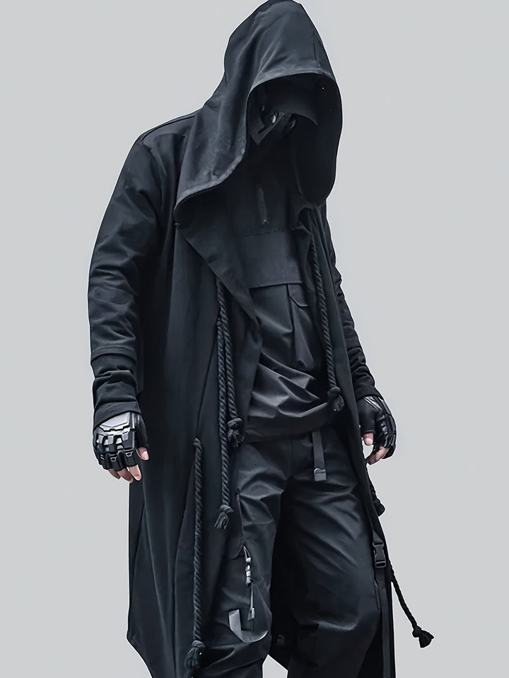 Gilet Long à Capuche Halloween Streetwear Homme