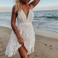 Women's Short Lace Beach Dress
