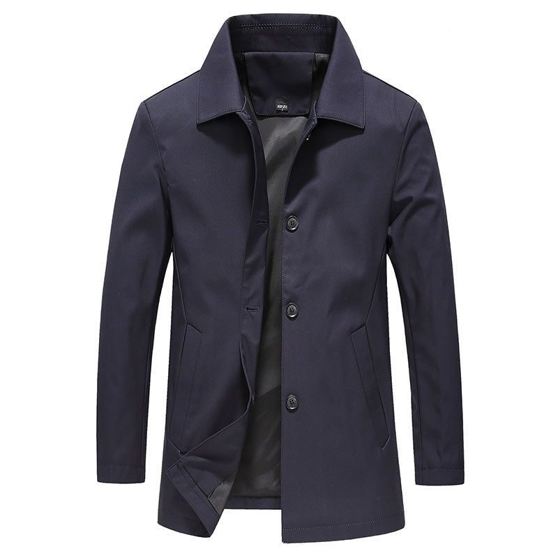Veste Mi-Longue Boutonnée Homme
