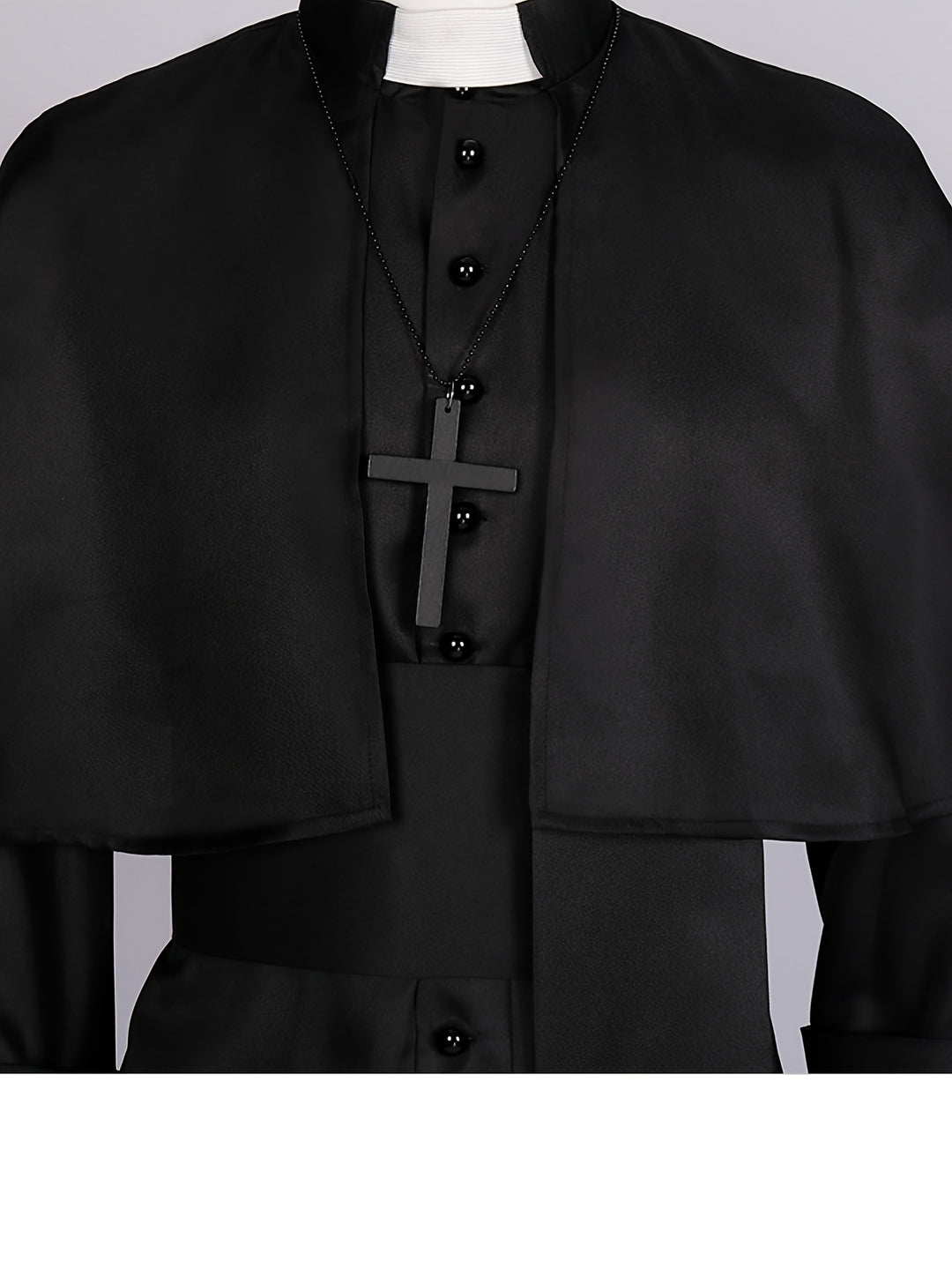 Costume Halloween Prêtre Sombre Homme