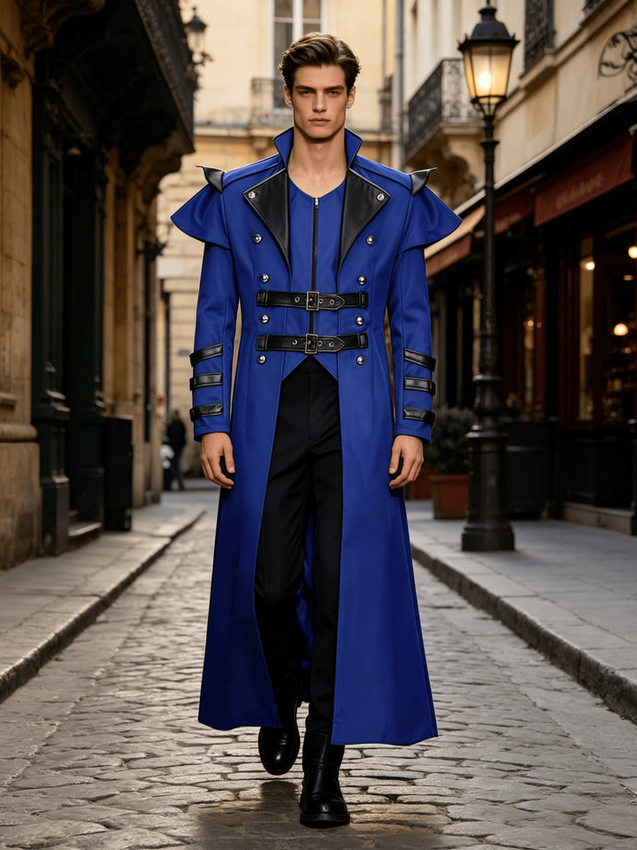 Veste Steampunk Halloween à Col Montant Homme