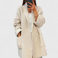 Cardigan Long en Maille à Poches Femme