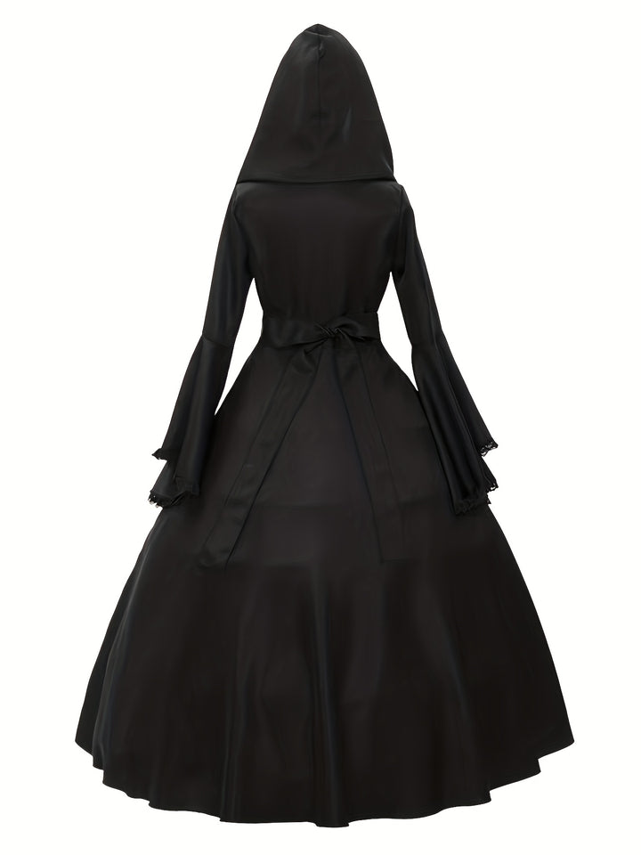 Costume Halloween Sorcière à Capuche Femme