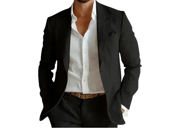 Blazer de Costume Ajusté Homme