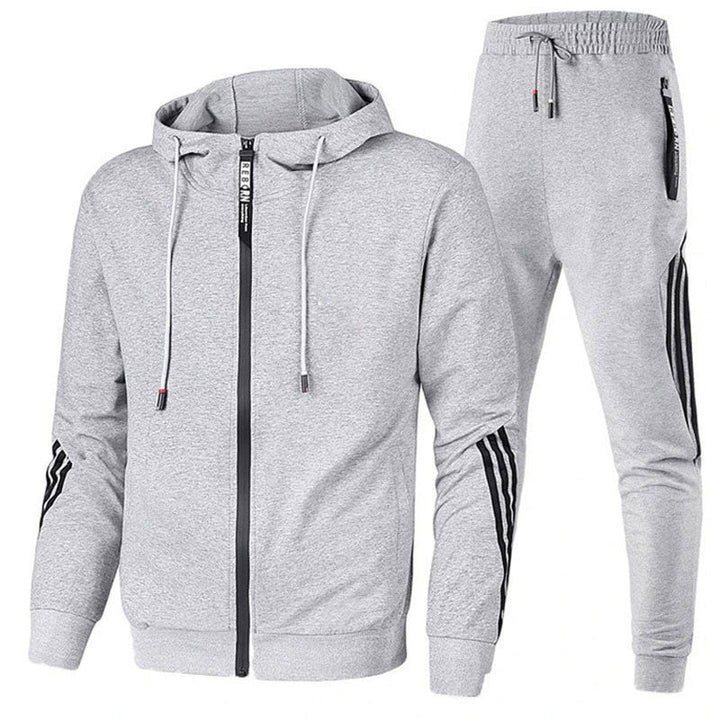 Ensemble Jogging Zippé à Capuche Homme
