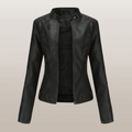 Veste Courte Zippée à Col Montant Femme