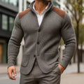 Gilet Col Montant Boutonné Homme