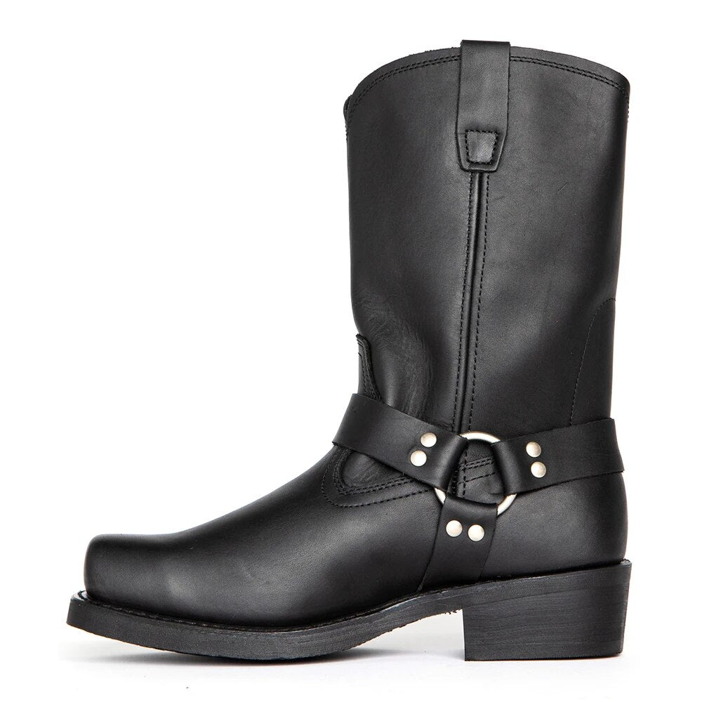 Bottes Mi-mollet à Bride Femme