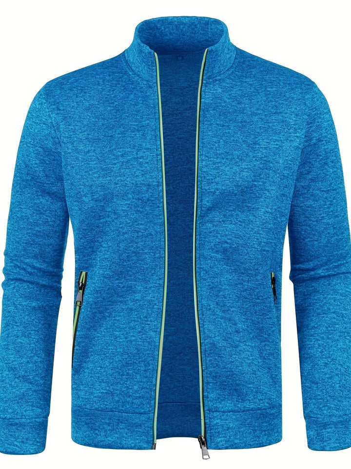 Veste Zippée à Col Montant Homme