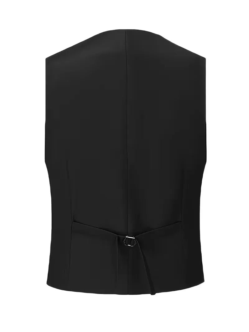 Costume Avec Gilet Croisé Et Revers Pointus Homme