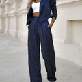 Women's Striped Suit Set