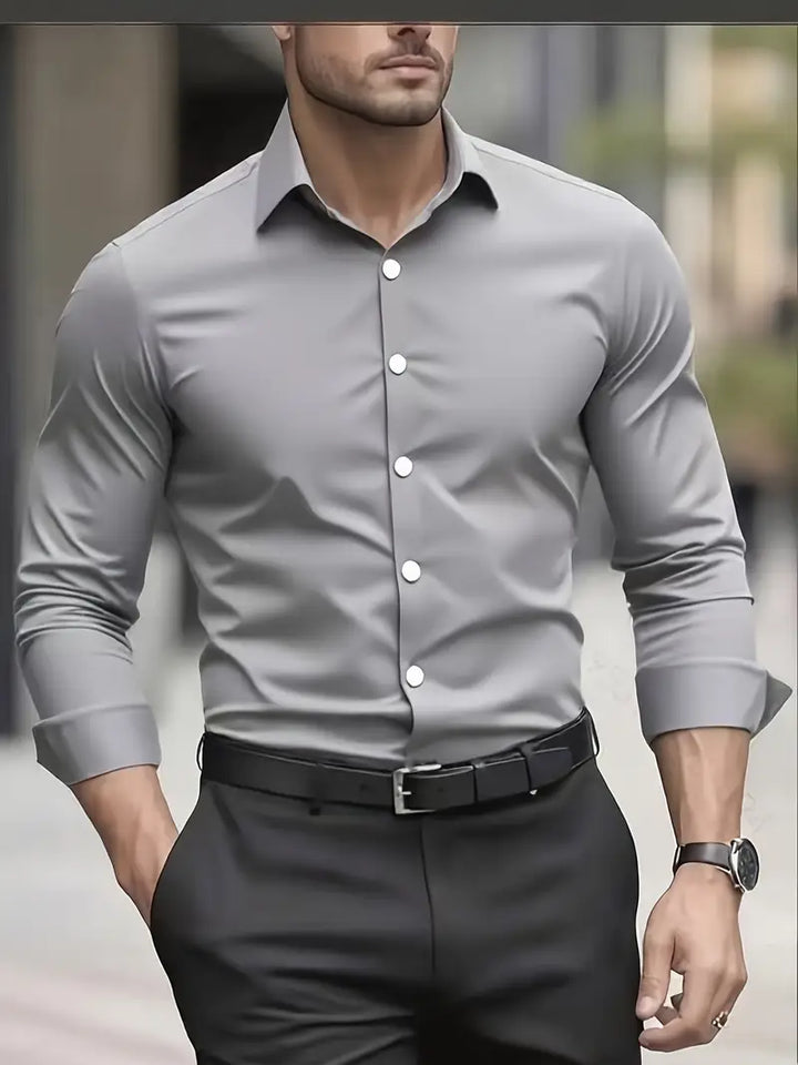 Chemise Ajustée Élégante Homme