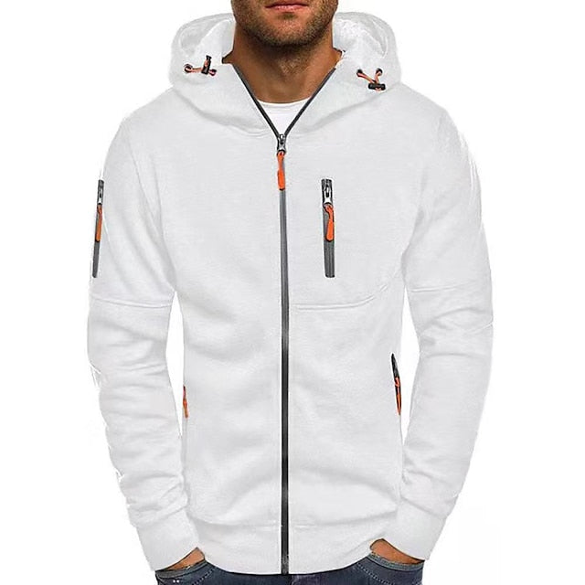 Sweat Zippé à Capuche Homme