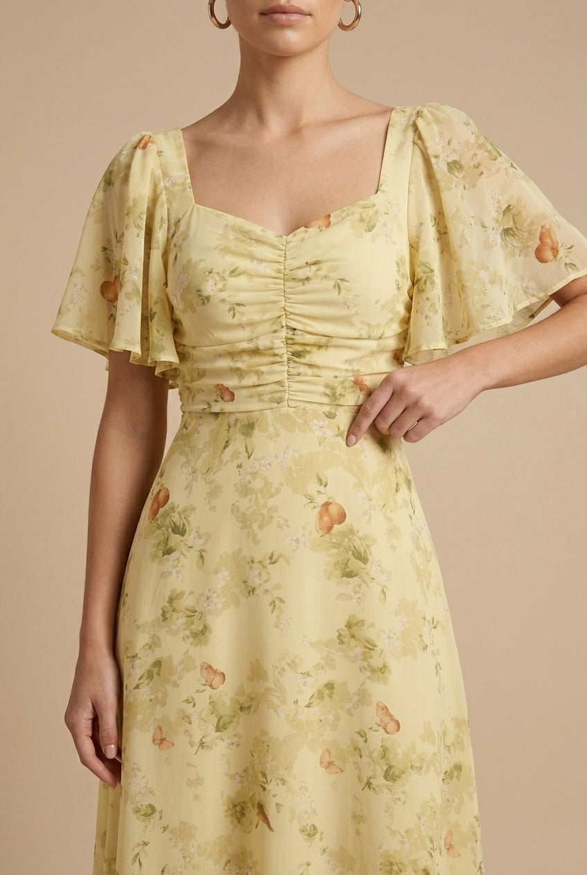 Robe Longue Fleurie Femme