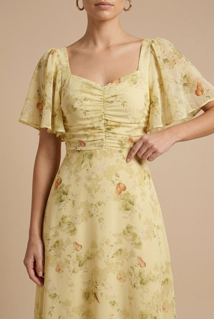 Robe Longue Fleurie Femme