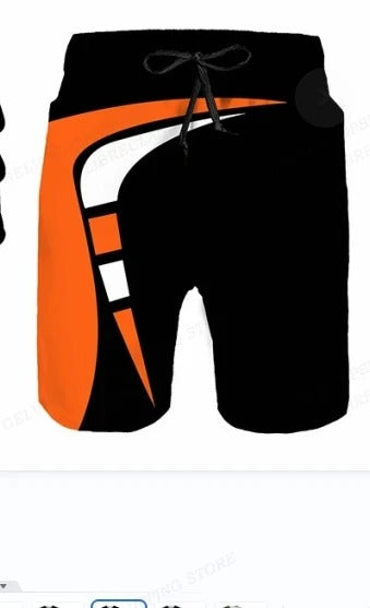 Short De Bain Graphique Homme