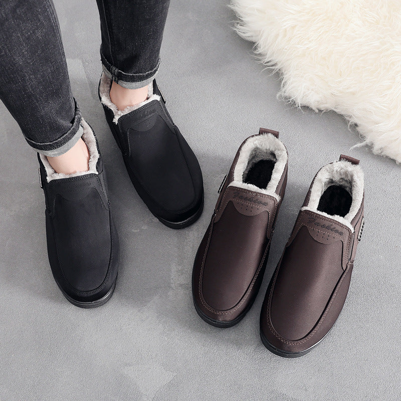 Bottines Montantes Doublées Effet Fourrure Homme