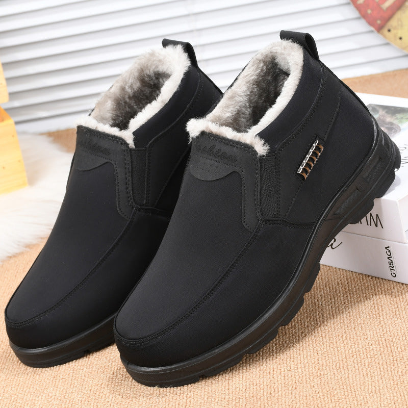 Bottines Montantes Doublées Effet Fourrure Homme
