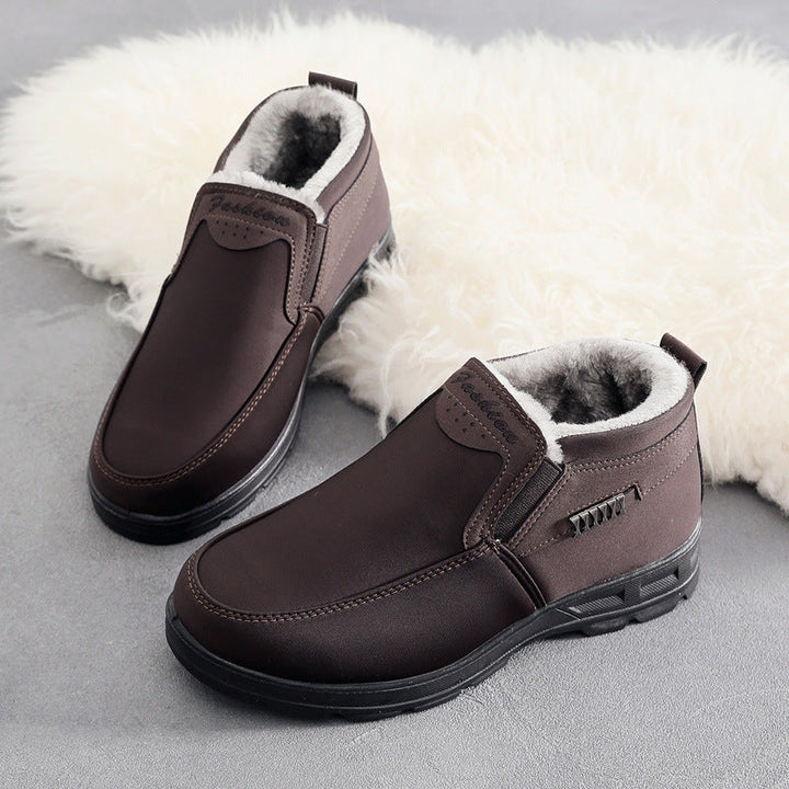 Bottines Montantes Doublées Effet Fourrure Homme