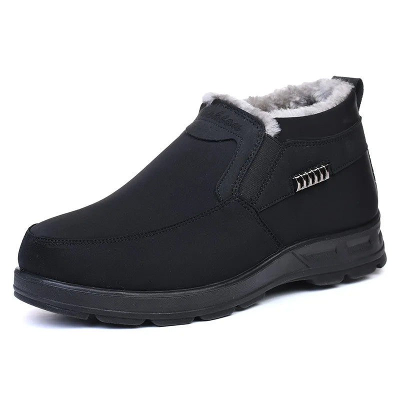 Bottines Montantes Doublées Effet Fourrure Homme