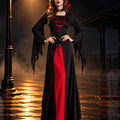 Déguisement Vampire Halloween Robe Longue Femme
