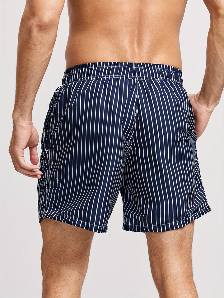 Short de Bain Rayé Homme