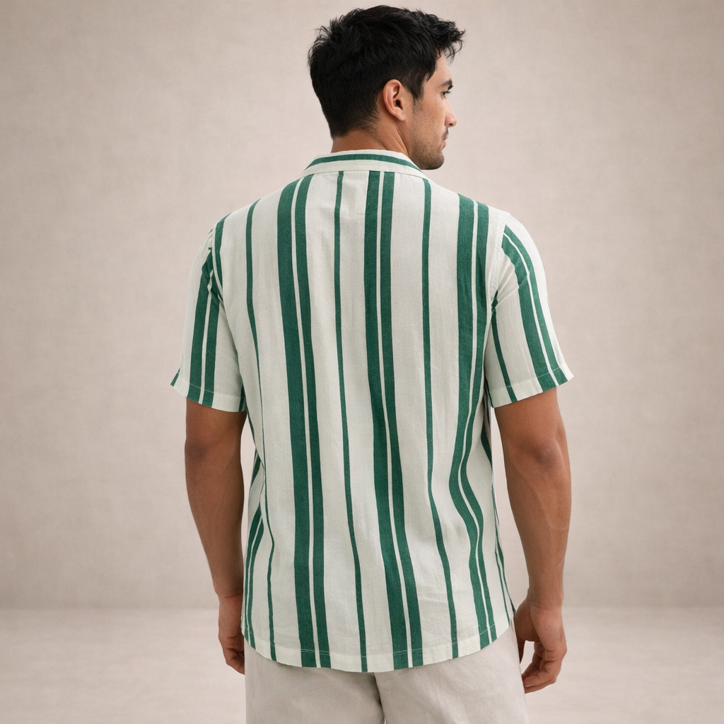 Chemise Rayée Resort Homme