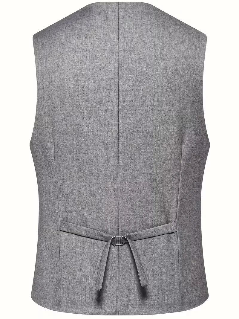 Costume Avec Gilet Croisé Et Revers Pointus Homme