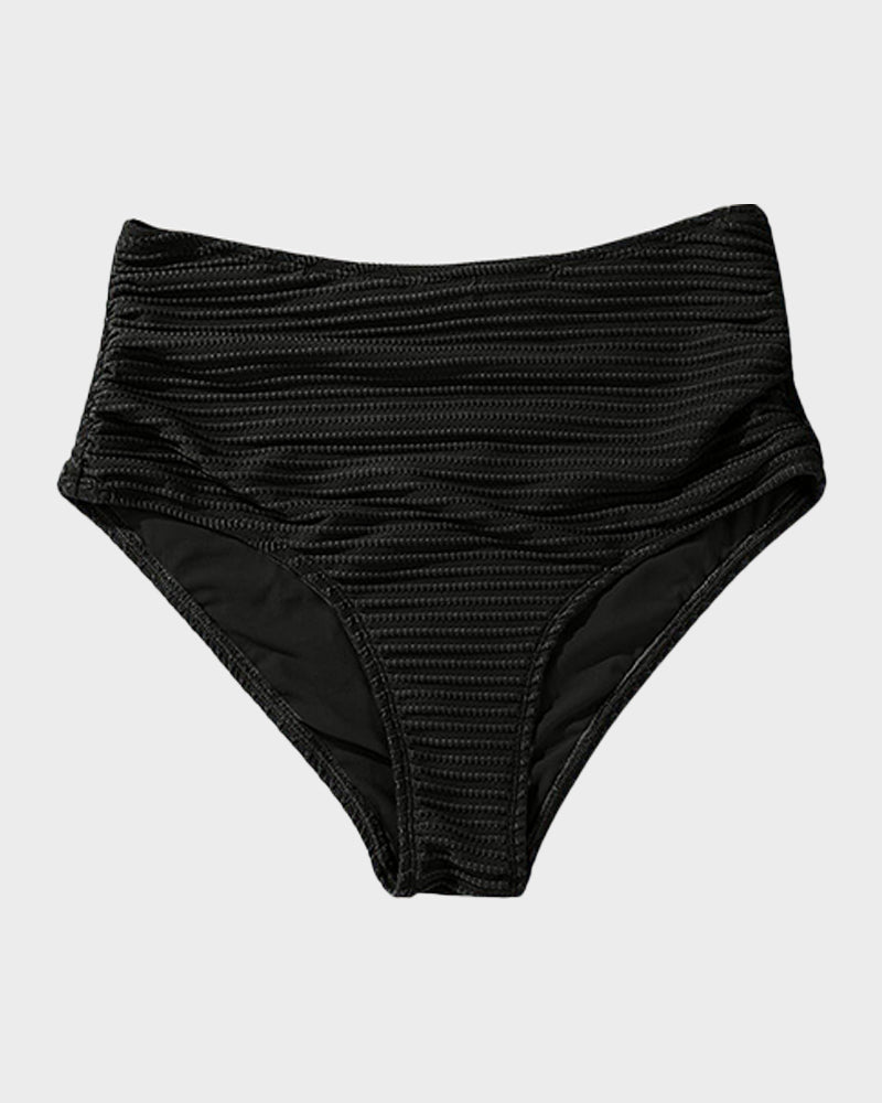 Bikini Côtelé Taille Haute Femme