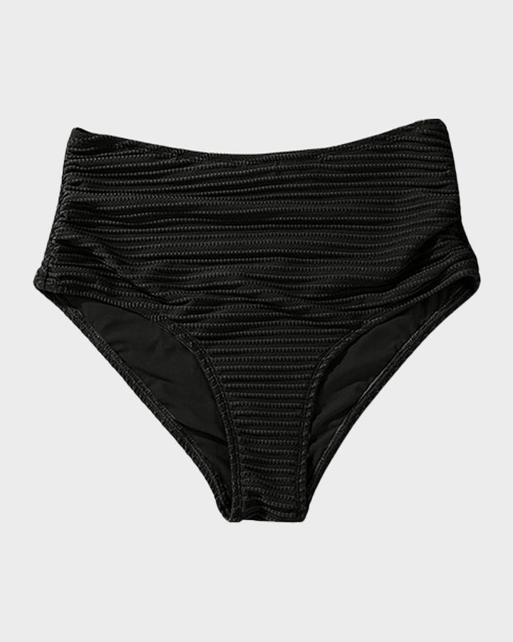 Bikini Côtelé Taille Haute Femme