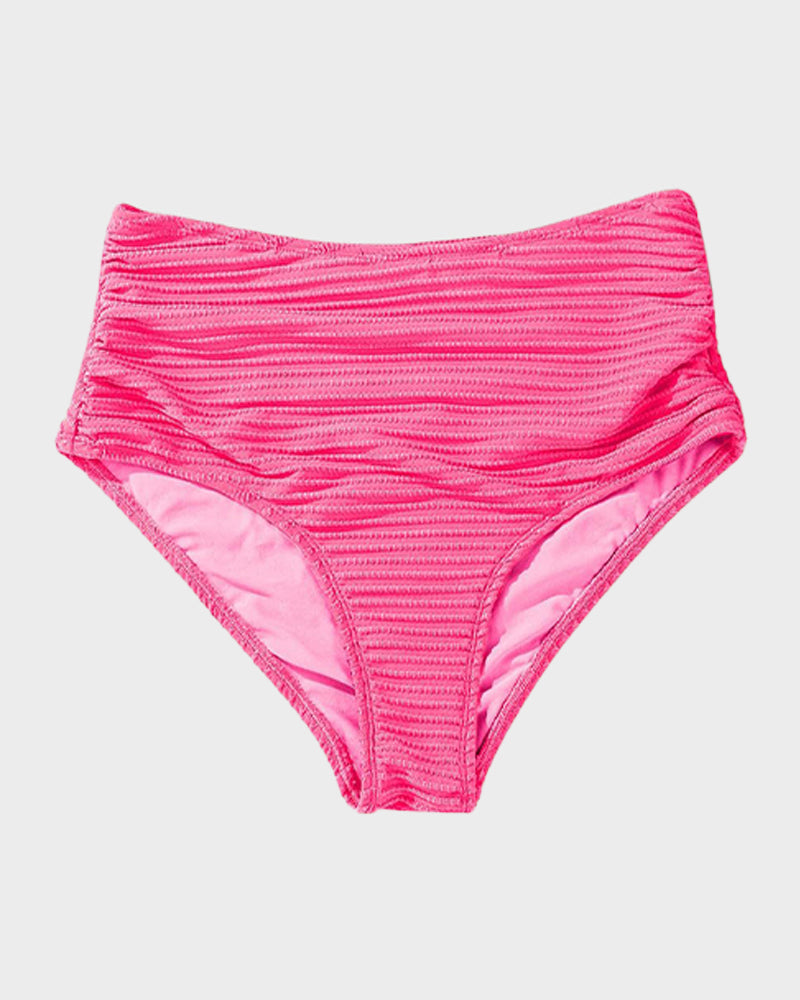 Bikini Côtelé Taille Haute Femme