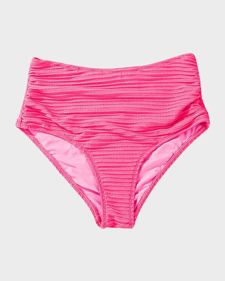 Bikini Côtelé Taille Haute Femme