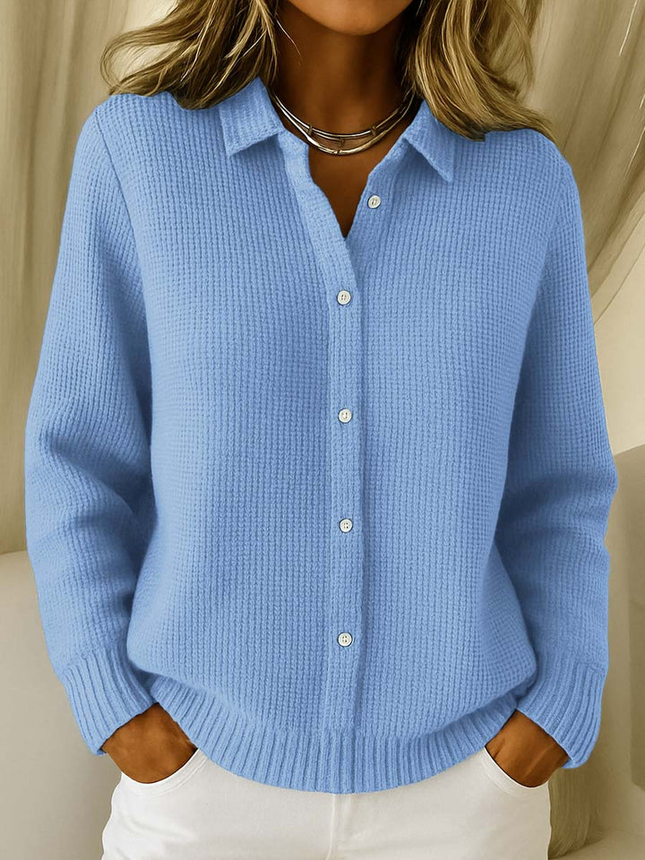 Cardigan En Maille Boutonné Femme